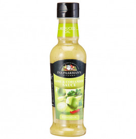 Ina Paarman's Lime & Coriander Sauce Reduced Oil  Glass Bottle  300 millilitre